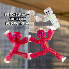 Zing Stikbots blue figure designed for dynamic scenes and playtime exploration.