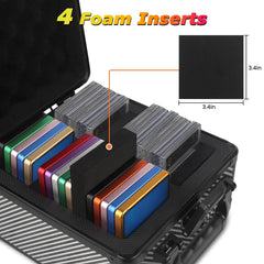 ZINHO graded card case aluminium frame adds strength without bulk.