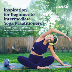 Zinsk cards include Sanskrit names for pose terminology
