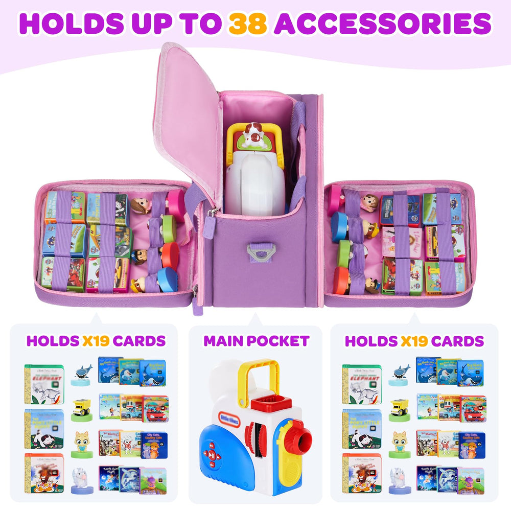 ZIOZERTT case front and back pockets with elastic bands organize small items