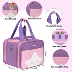ZIOZERTT case waterproof and scratch resistant fabrics protect contents during travel