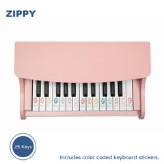 ZIPPY color-illustrated songbook included to guide kids through songs.