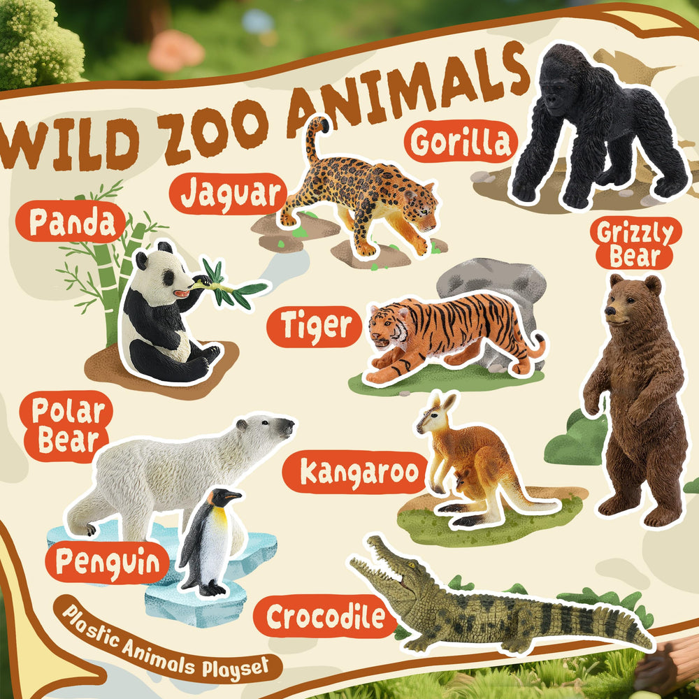Zippytots gorilla figure for expressive storytelling and cognitive exploration