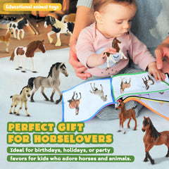 Zippytots durable plastic horse figures withstand indoor and outdoor play.