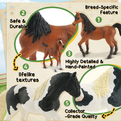 Zippytots miniature farm-scene figures suitable as cake toppers.