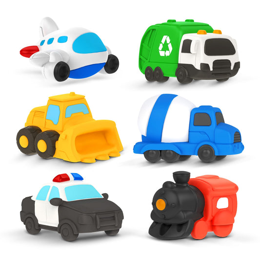 Zippytots vehicle floating bath toy city-scene for engaging bath-time play and imagination