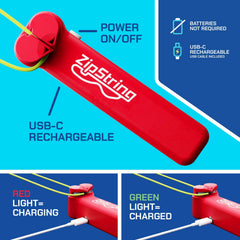 ZipString Original mind-bending-loop inspires imagination during lightweight demonstrations.