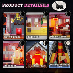 ZIQILIGHTING Lighting kit creates warm Halloween ambience for cozy gatherings.