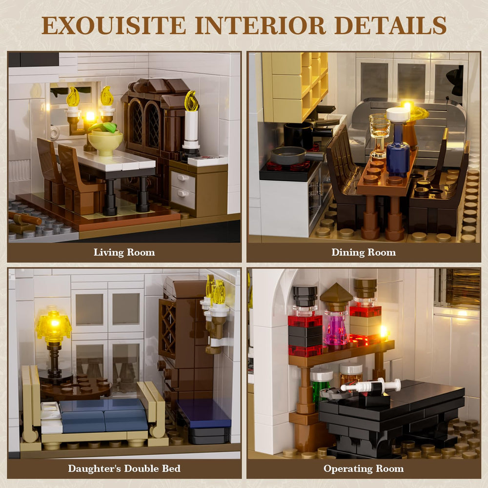 ZIQILIGHTING Magic House bedroom and study with cozy, realistic details