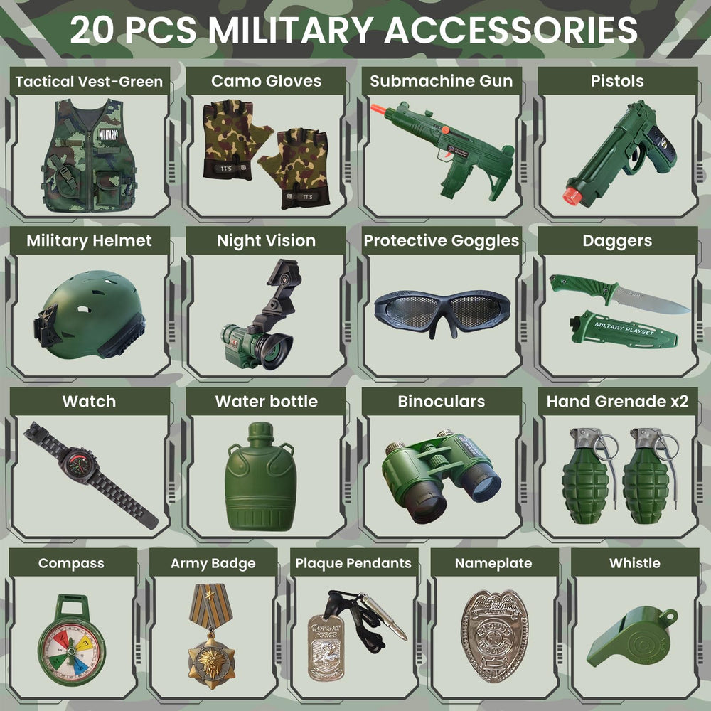 ZIRSENG helmet completing the soldier look for kids