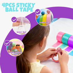 ZiZa Nano Tape art materials including beads and glitter for crafts.