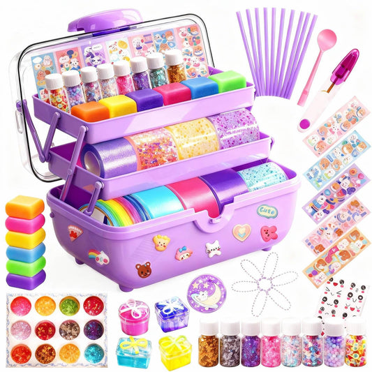 ZiZa Nano Tape Bubble Kit contents showing colorful rolls for creative play.