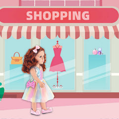 ZITA ELEMENT 18-inch doll Poseable body enables lifelike posing and play.