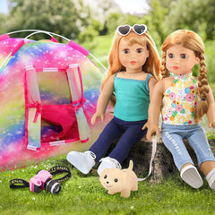 ZITA ELEMENT 18in doll shoes to complete outdoor looks
