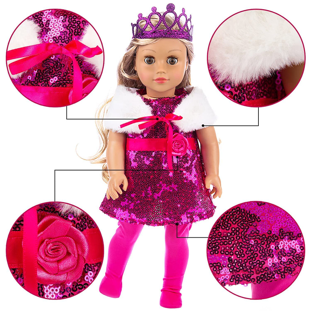 ZITA ELEMENT 18-inch doll mix-and-match outfits for easy wardrobe updates.