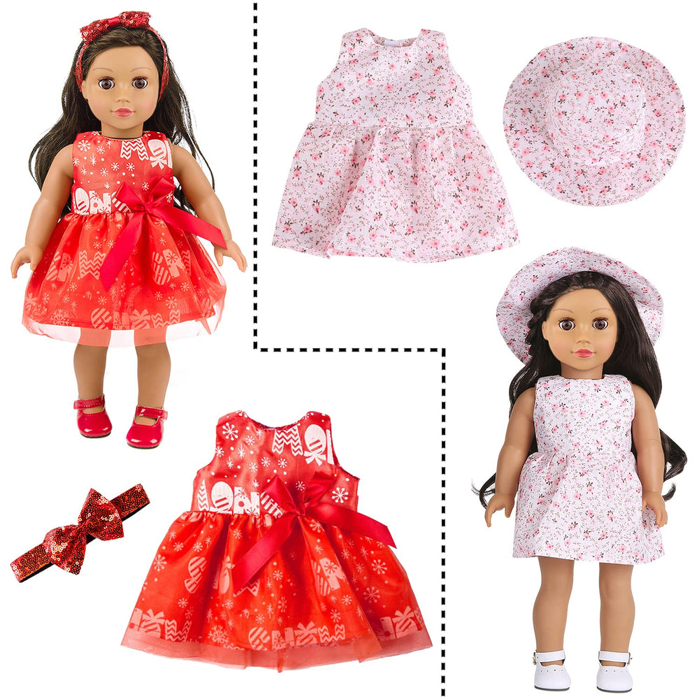 ZITA ELEMENT 18-inch doll packaging displays the full 24-piece set.