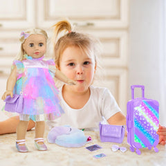 Zita Element 18inch doll panel computer for pretend work