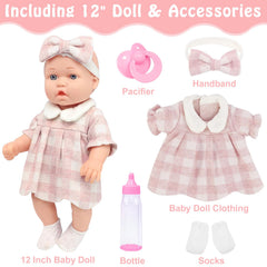 ZITA ELEMENT baby doll socks provide cozy dressing and daily pretend care.