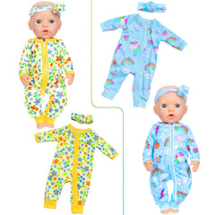ZITA ELEMENT headbands complete outfits for 14-18 inch dolls.