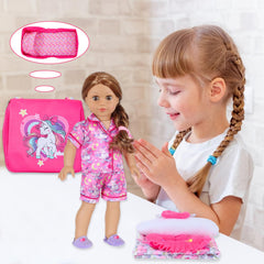 ZITA ELEMENT compact design makes travel to sleepovers easy and organized.