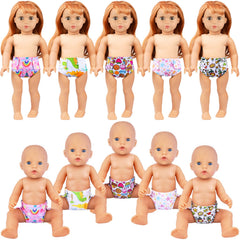 Zita Element doll diapers 15-inch closeup shows snug fit and detail