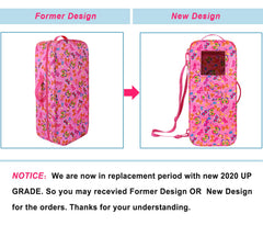 ZITA ELEMENT doll travel carrier case fits 18-inch dolls securely for travel