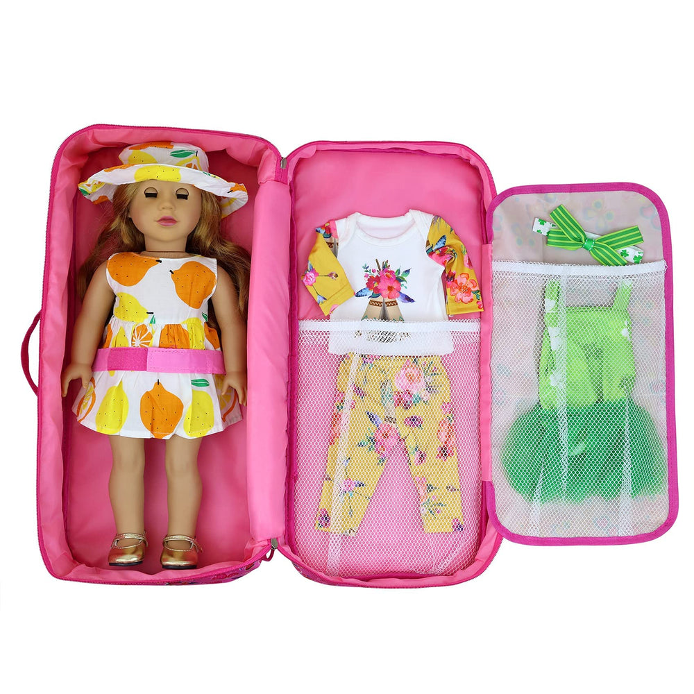 ZITA ELEMENT pink butterfly pattern adds playful style
