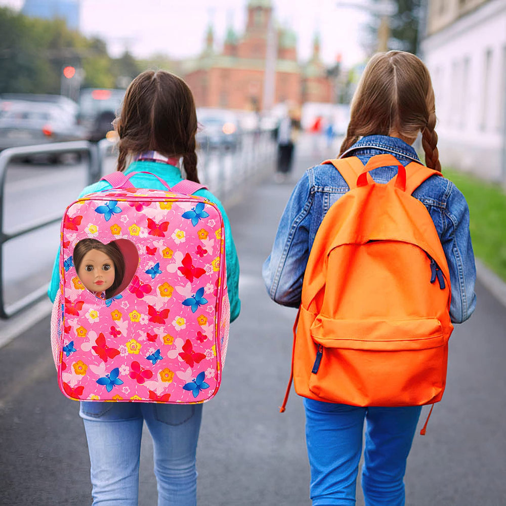ZITA ELEMENT travel-ready doll bag shown open for easy packing