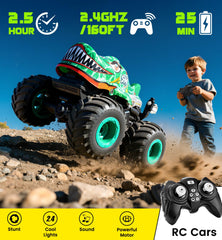 ZIYOGIFT RC car 2.4GHz stability for multi-car racing.