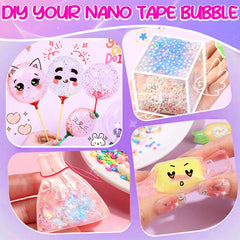ZiZa Nano Tape Bubble Kit bubble balls for tactile play and creativity