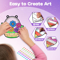 ZIZZ Gem Sticker Pack with hundreds of gems for sparkling art