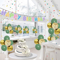 ZJDHPTY gold confetti balloons add festive sparkle