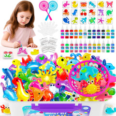 ZJYY Magic Water Elf Toy Kit with 24 colorful hydrogels for creative play