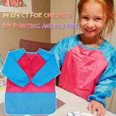 Zkptops smock designed for painting and crafts to keep clothes clean.