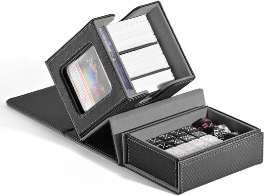 ZLCA MTG Commander deck box with display window showcases your commander during games