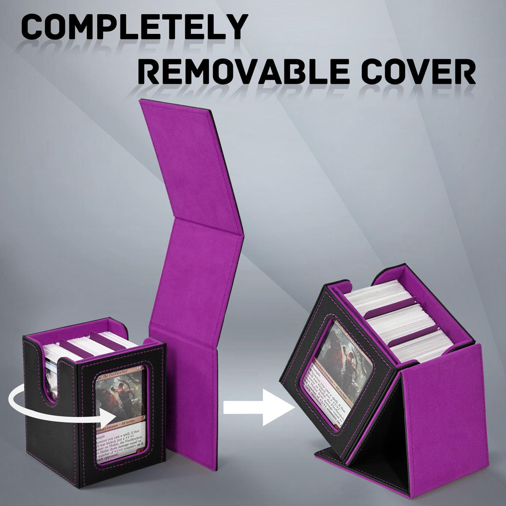 ZLCA MTG Deck Box holds 120+ single-sleeved cards for organized play.