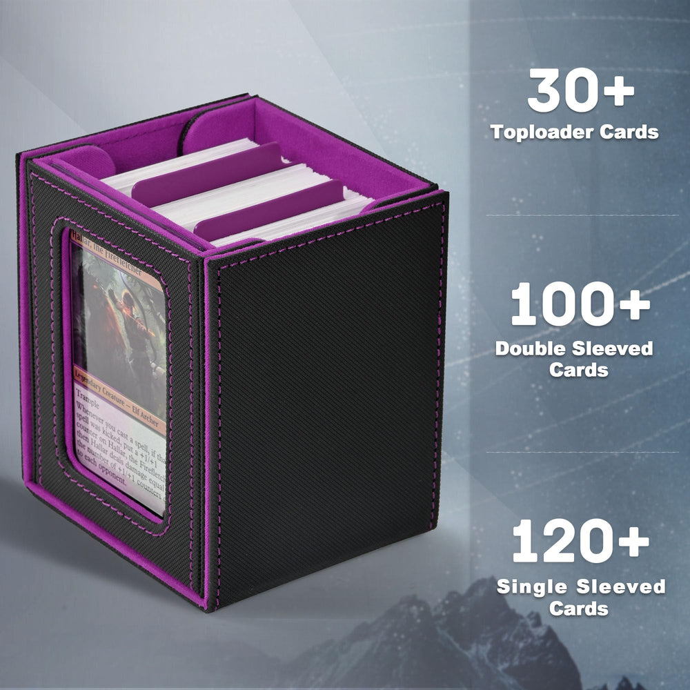 ZLCA MTG Deck Box stores 230+ unsleeved cards for quick access.
