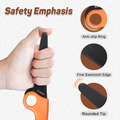 ZLemma cardboard knife with nonstick coating for smoother cuts and less glue
