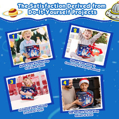 Zlshmoee Balloon Craft Kit Stickers: vibrant designs for personalized space balloons.