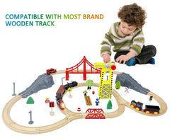 Z MAYABBO magnetic connection carriages link smoothly for stable train sets