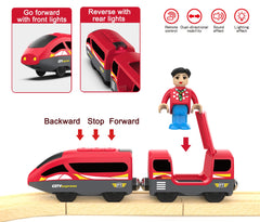 Z MAYABBO remote control train rear view highlighting tail light