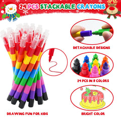 ZMLM eight bright colors crayons meet diverse color needs for kids.