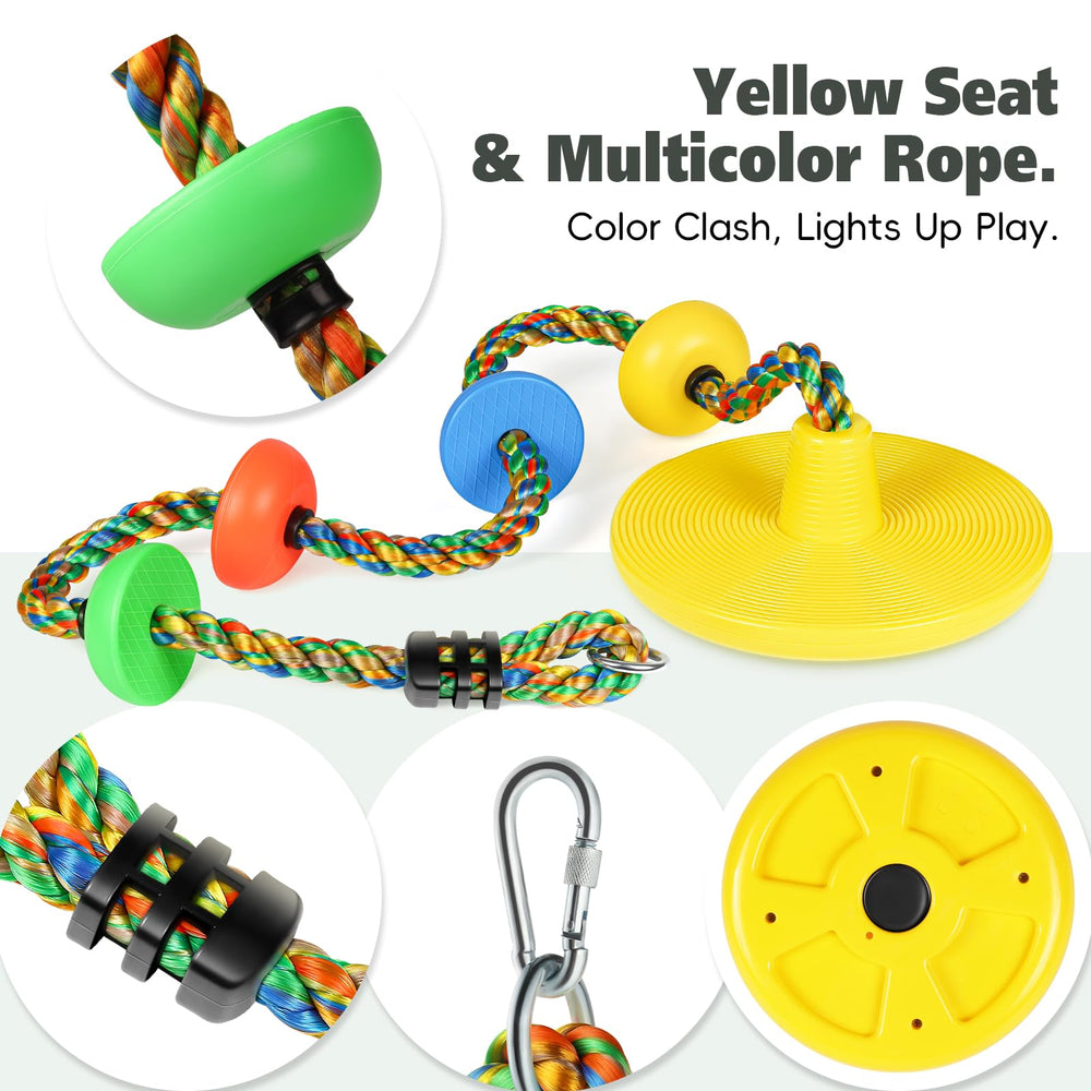 ZNCMRR backyard playset attachment expands fun with versatile swing options.