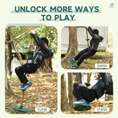 ZNCMRR bonus hanging strap ensures fast, easy setup for tree or playset.