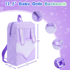 ZNTWEI 12-inch doll blanket, hats, and clothes promote dressing-up and cozy storytelling.