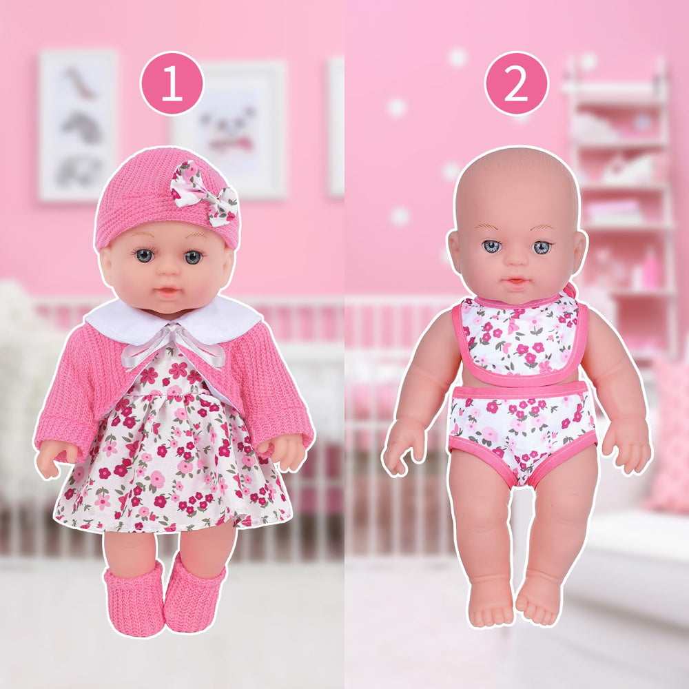 ZNTWEI doll diaper pack keeps essentials organized