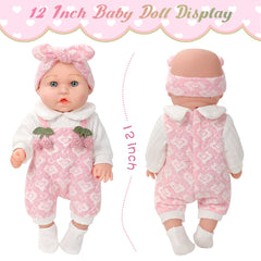 ZNTWEI doll pacifier included for soothing pretend scenarios.