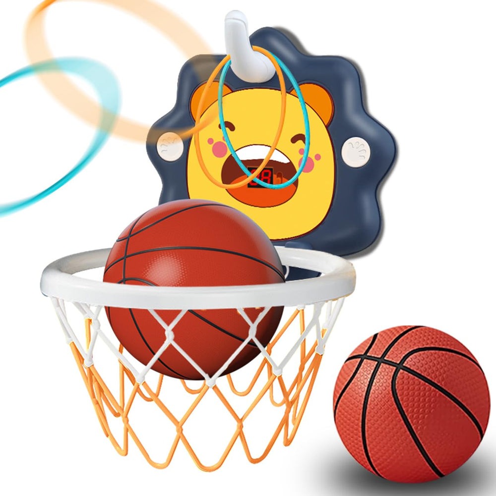 ZOENMG toddler basketball hoop mounted on smooth surface for safe indoor play