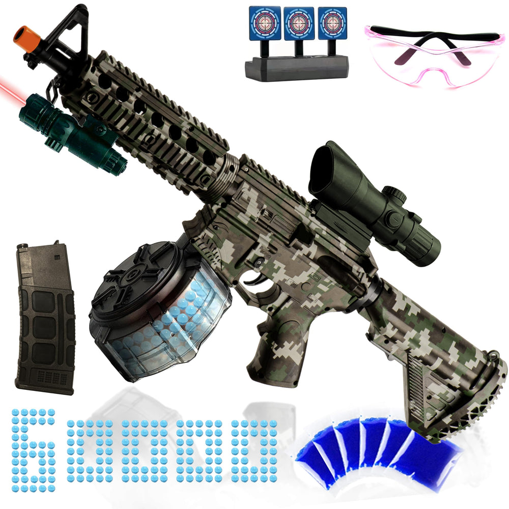 ZoffyFabrizio M416 gel splat blaster with drum for fast outdoor battles