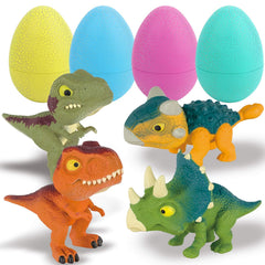 ZOHANINDL dinosaur egg with crack color variety for playful Easter surprises.